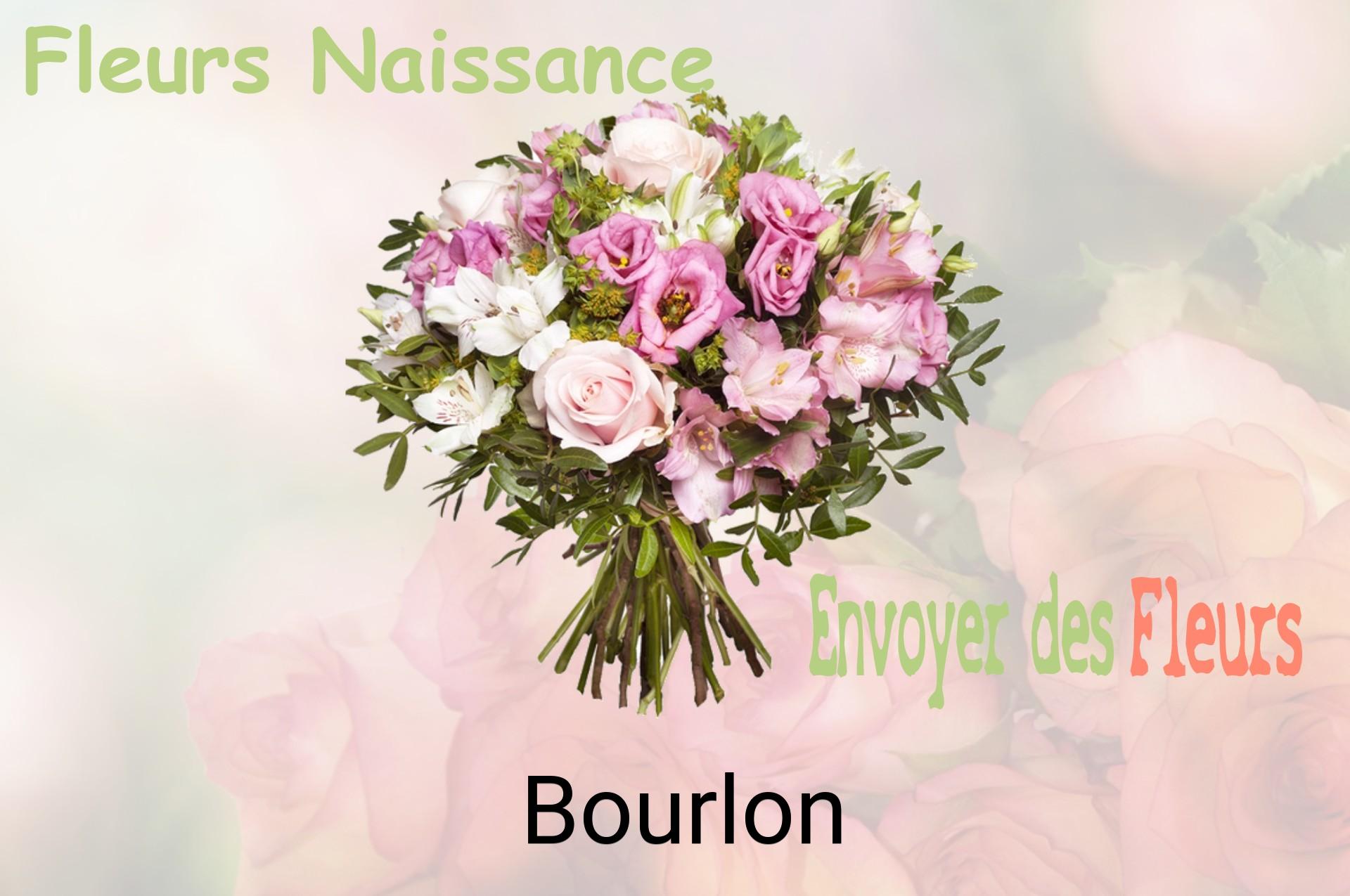 Bouquet de fleurs de naissance livré à Bourlon